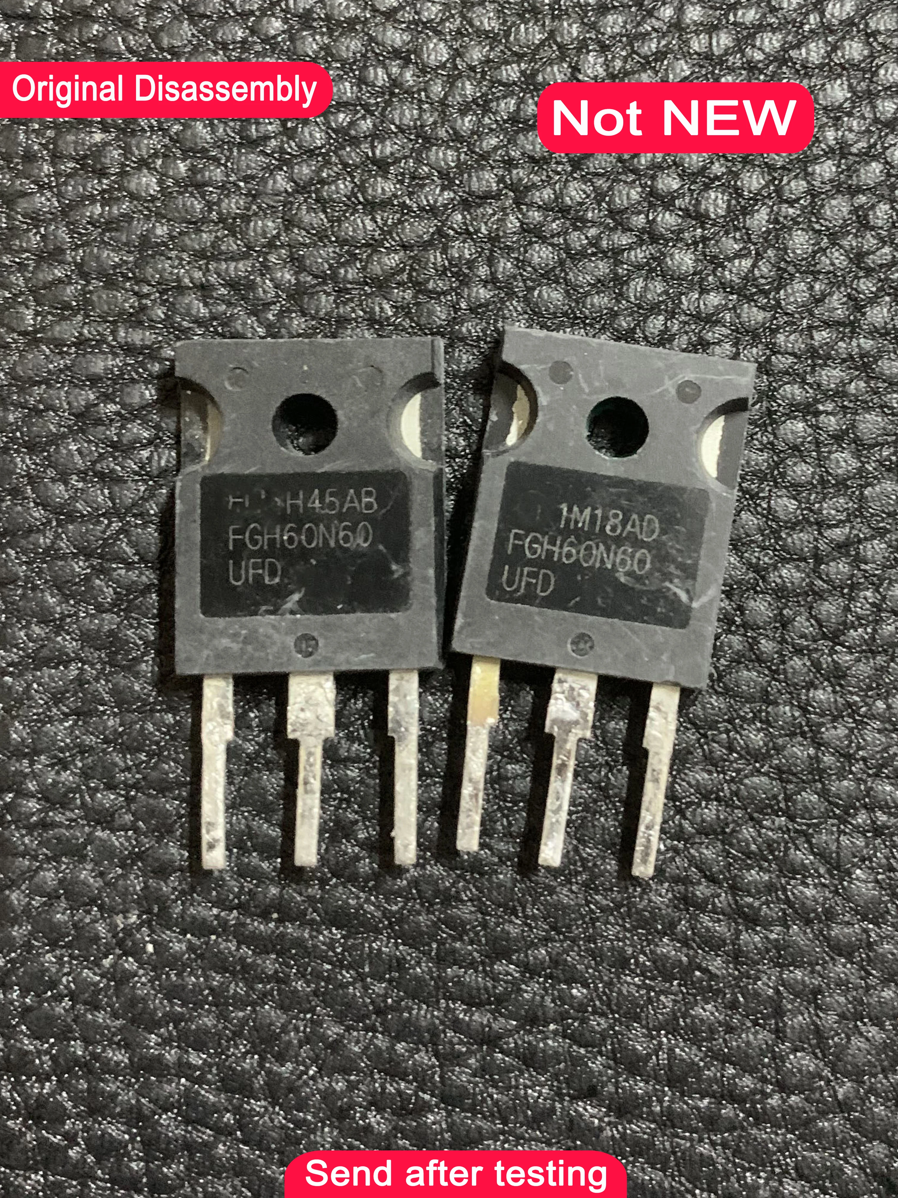 Used 1PCS FGH60N60 FGH60N60SFD FGH60N60UFD FGH60N60SMD TO-247 In stock