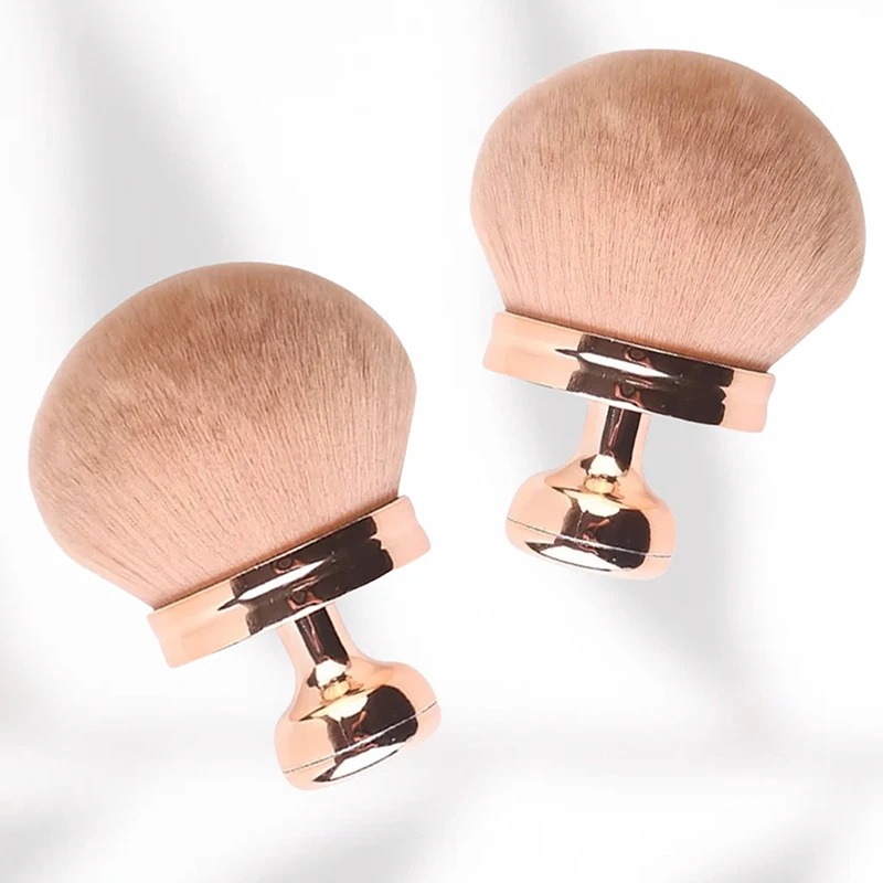 Pennello per fondotinta Kabuki Pennello per trucco corpo extra large per autoabbronzante, pennello Kabuki impeccabile a forma ovale per trucco delle gambe