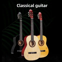 Wooden Classical Guitar Beginner Introductory Practice Yoga Meditation Elegant Guitar 30 Inches 34 Inches Musical Instruments