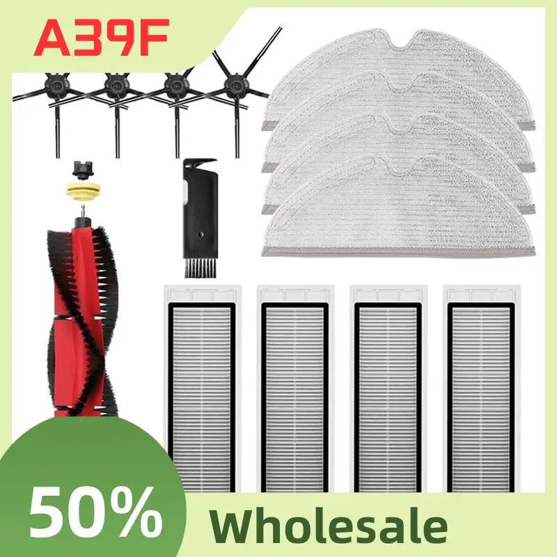 A39F Top Moping Cloth HEPA Filter Side Brush Main Brush For Xiaomi MI Roborock S5 Max S6 Pure Maxv S55 Robot Vacuum Cleaner