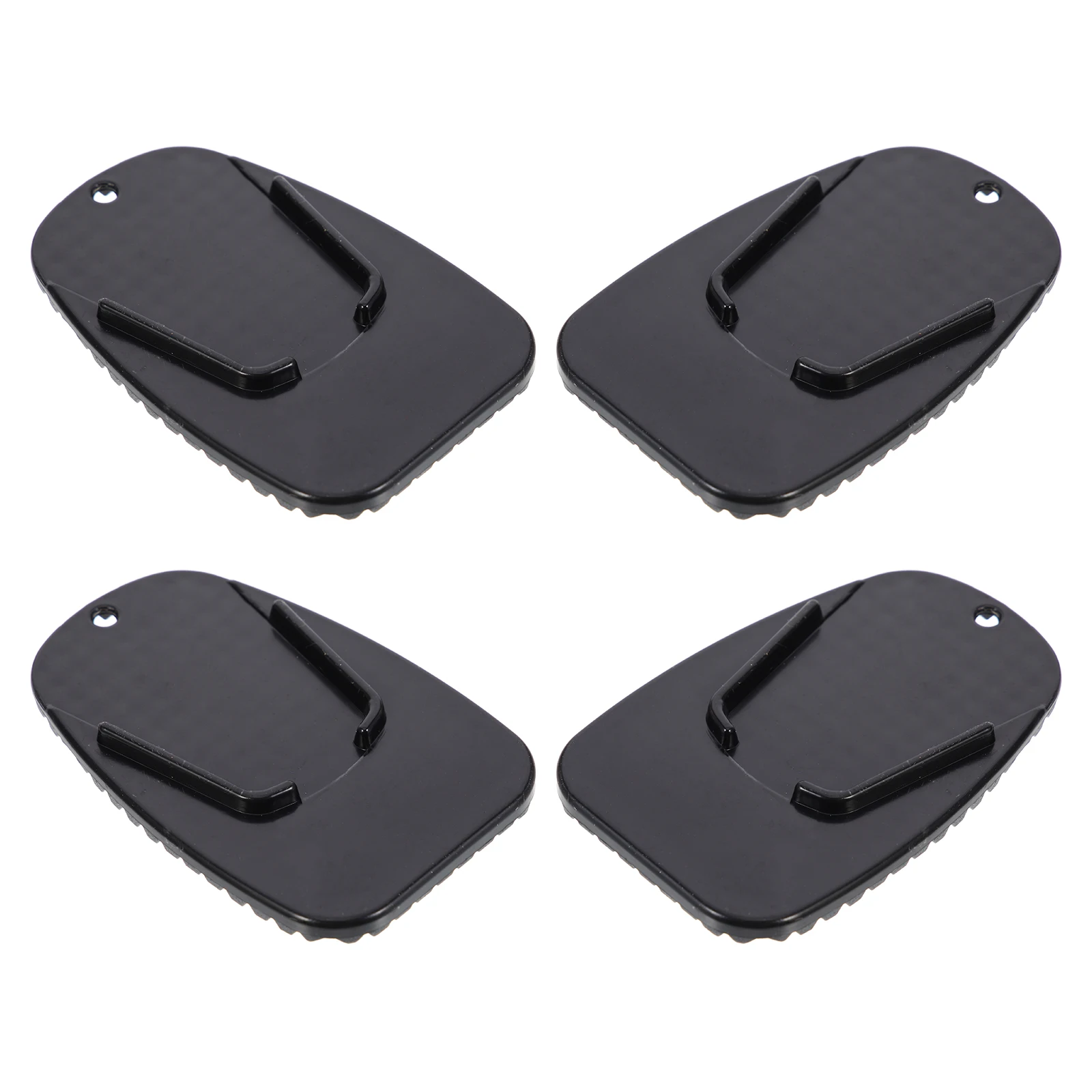 

4 Pcs Side Bracket Foot Pad Motorcycle Peg Pads Bike Kickstand Accessories Large Enlarge Abs Universal Anti Corrosion Dirt Bike