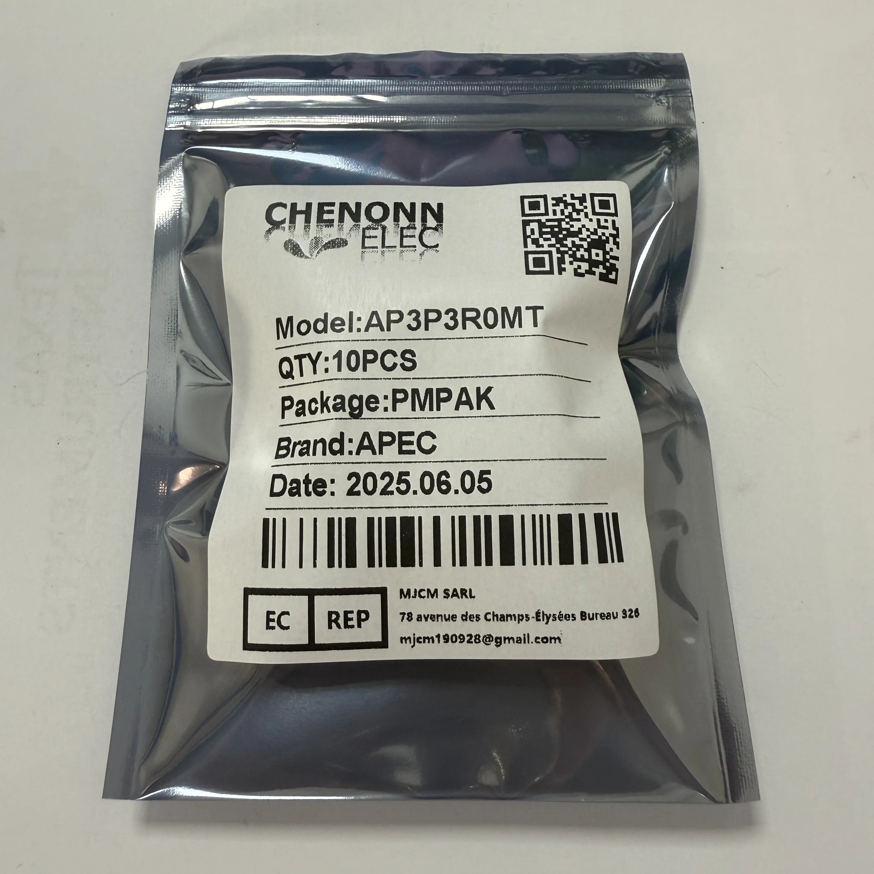 10 TEILE/LOS AP3P3R0MT (Feldeffekttransistor (MOSFET))