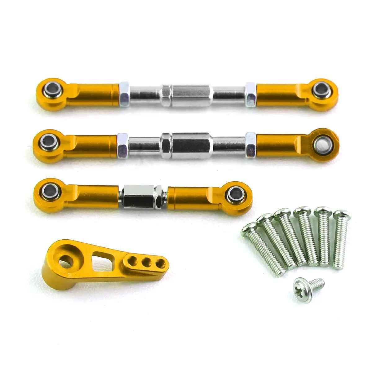 

Wltoys 12401 Metal Tie Rod Assembly Steering Arm Tie Rod Alloy Modification Parts 12402-A 104009 19