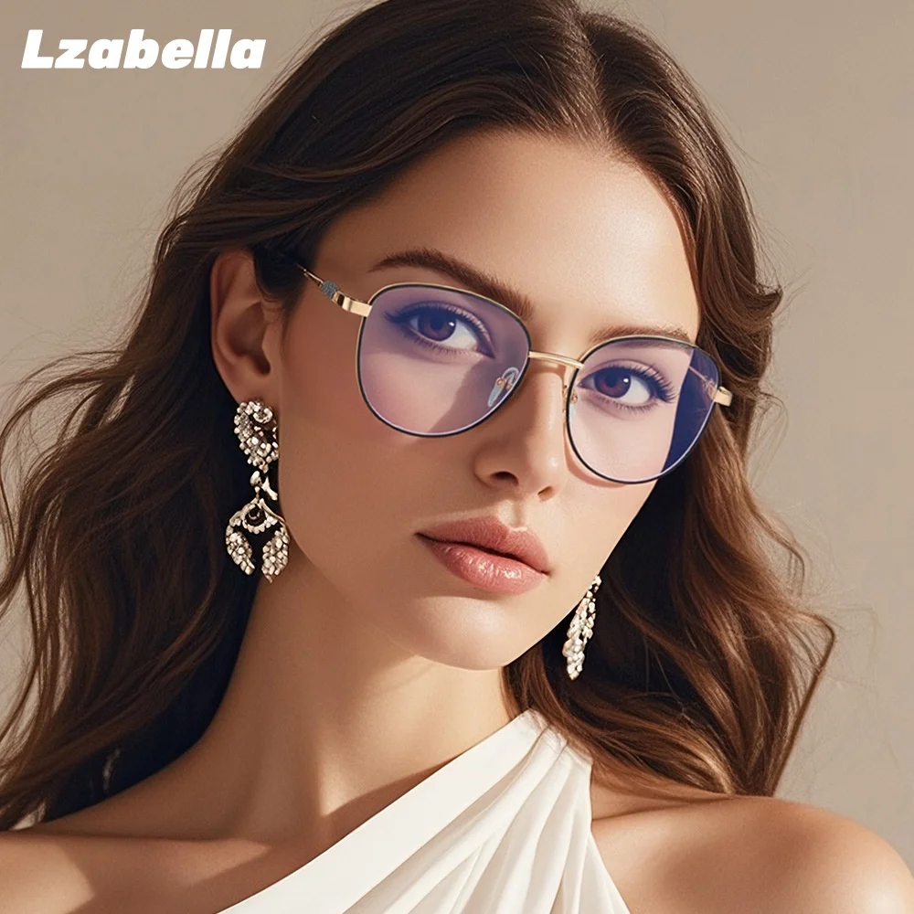 

Lzabella 2025 Women's Cat Eyeglasses Frame Fashion Versatile Glasses Casual Women's Optical Prescription Glasses 78011