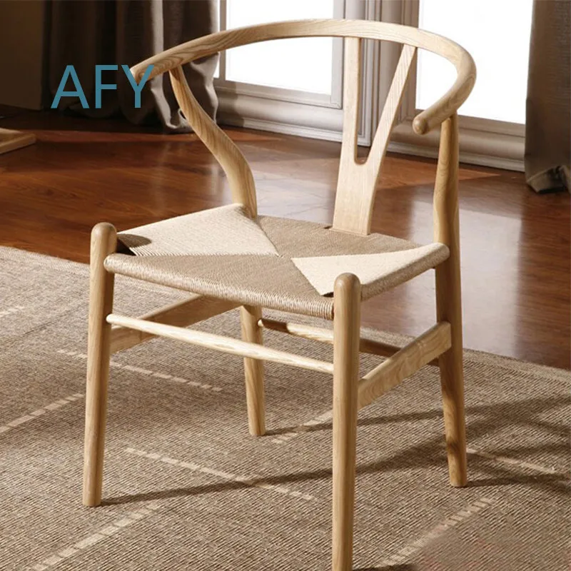 Solid Wood Dining Chair for Home Office Cafe Restaurant Meeting Room Backrest Seat Modern Simple Casual Fashion Chair