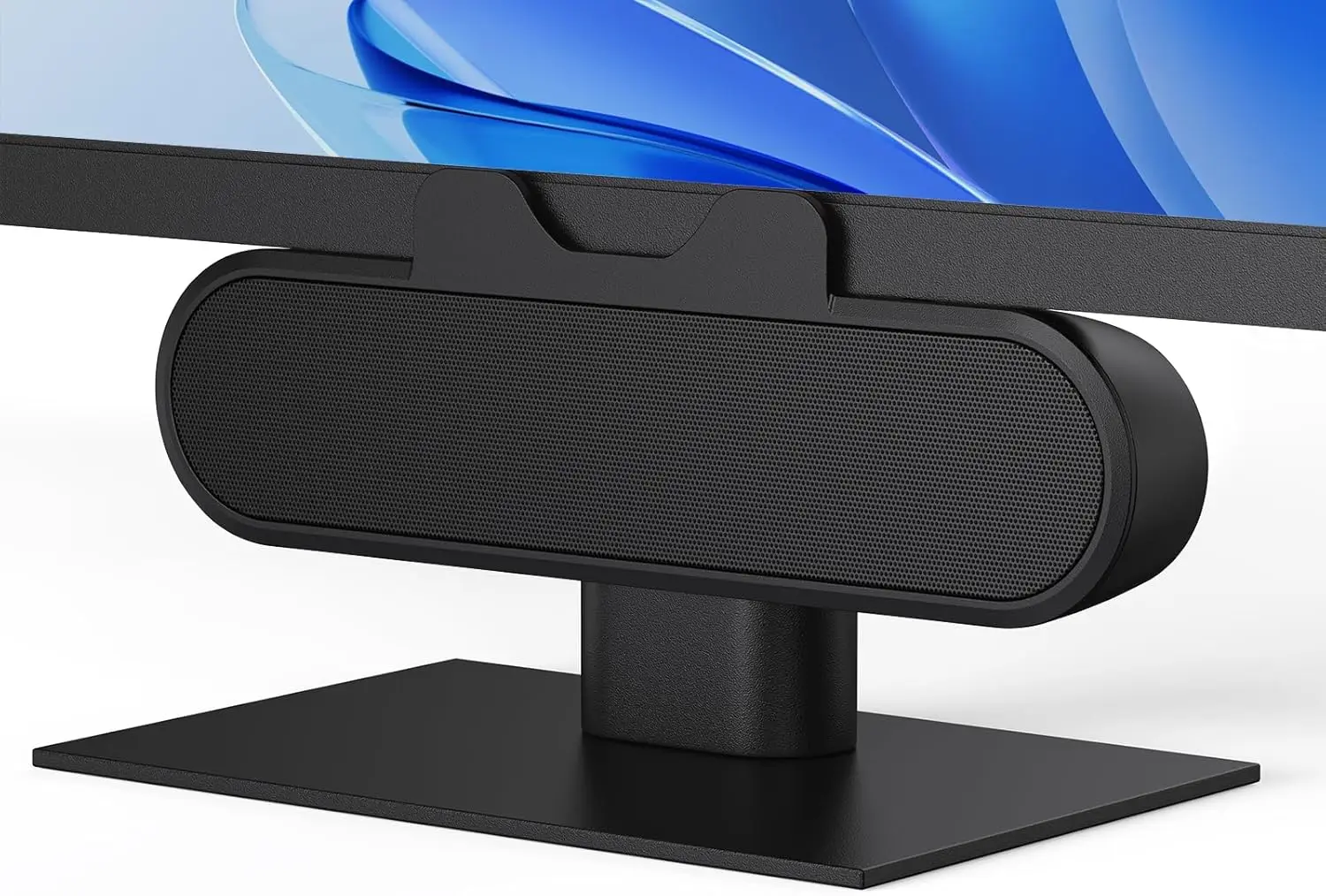 

USB-колонка для монитора с креплением-клипсой, HD-стереозвук с громким звучанием для настольных ПК и ноутбуков, мини-саундбар, легко крепится к монитору
