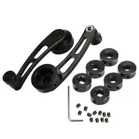 Manija mecedora Universal para ventana de coche, enrollador elevador, mango enrollador de aleación de aluminio, Kit elevador de manivela, reemplazo Universal, 2 uds.