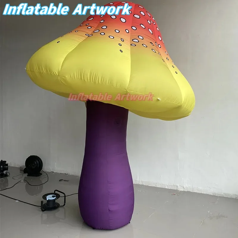 Bespoke Fall Inflatable Decorations Large Inflatable Mushroom Model for Event Party Planners Toys