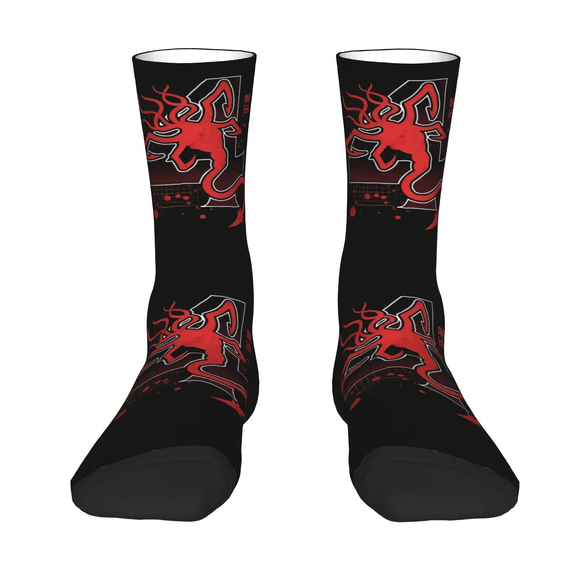 جوارب Happy Men's الجمالية Las Plagas Retro Umbrella Corporation Harajuku جورب طاقم غير رسمي نمط هدية مطبوع