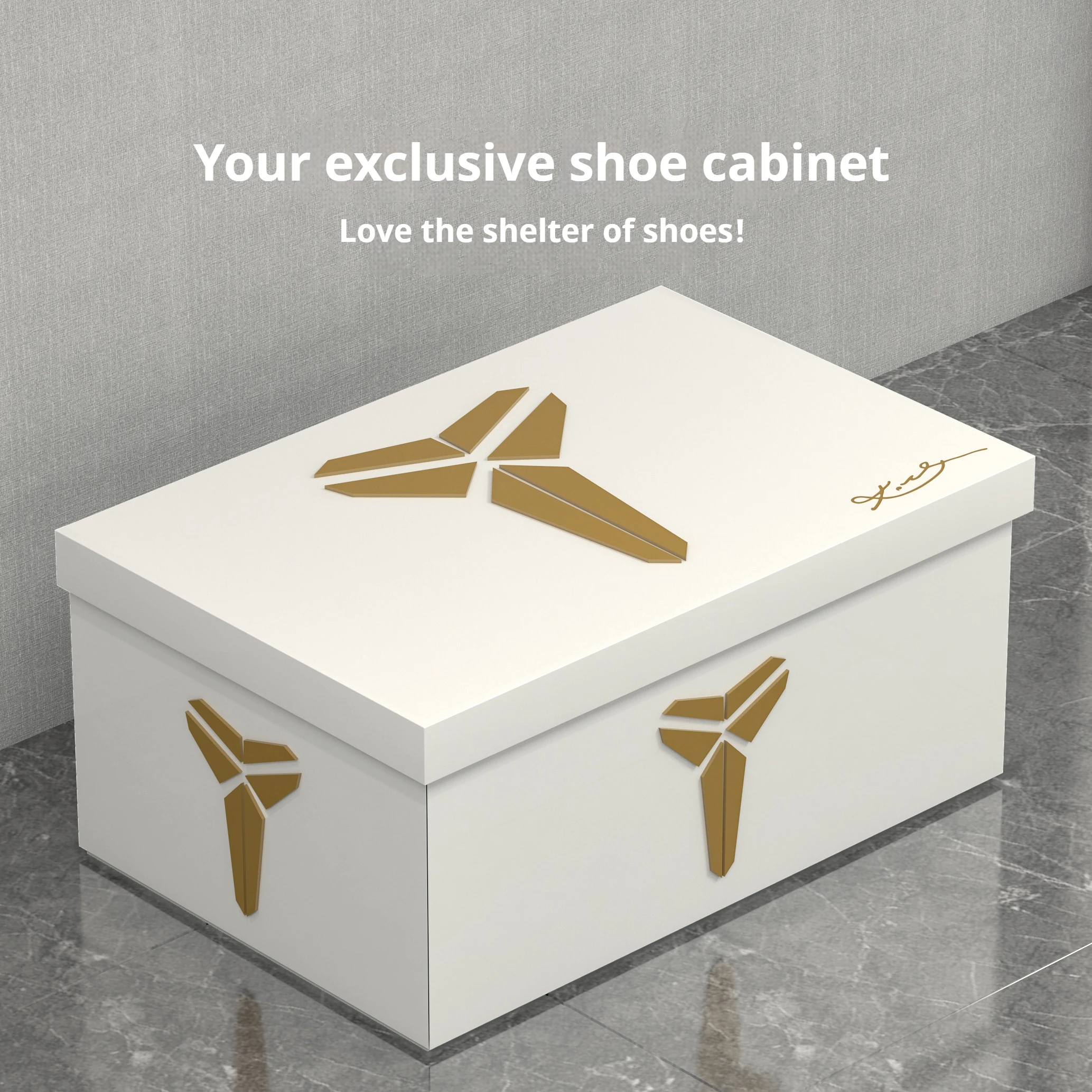 Basketball theme shoe box brand shoe storage box large capacity luminous shoe box fiberboard shoe box