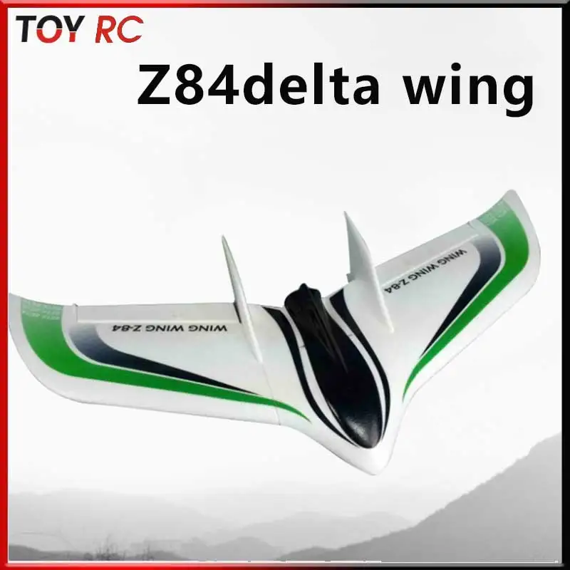 

Z84 Triangular Wing Flying Wing Racing High-Speed Model Remote-Controlled Aircraft Fixed Wing Anti Drop Wingspan 840mm