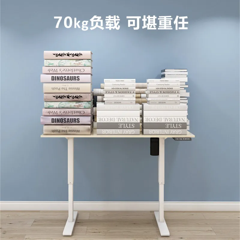 Electric lifting table legs single motor double beam computer bracket study desk lifting rack