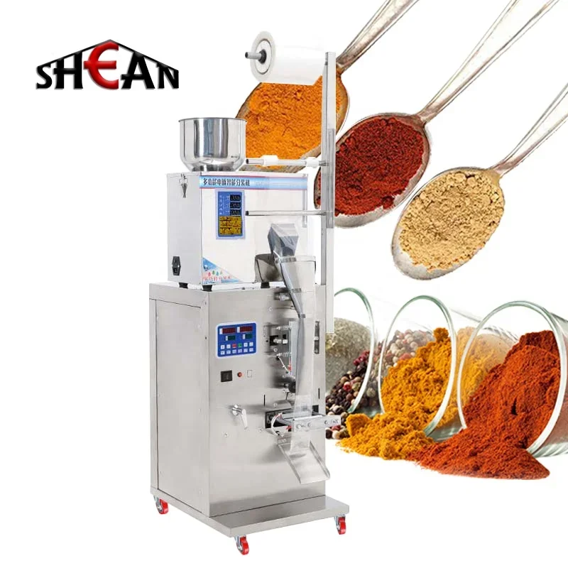 Full Automatic 1kg 5kg 10kg Spices Sugar Salt Flour Detergent Powder Filling Packing Machine