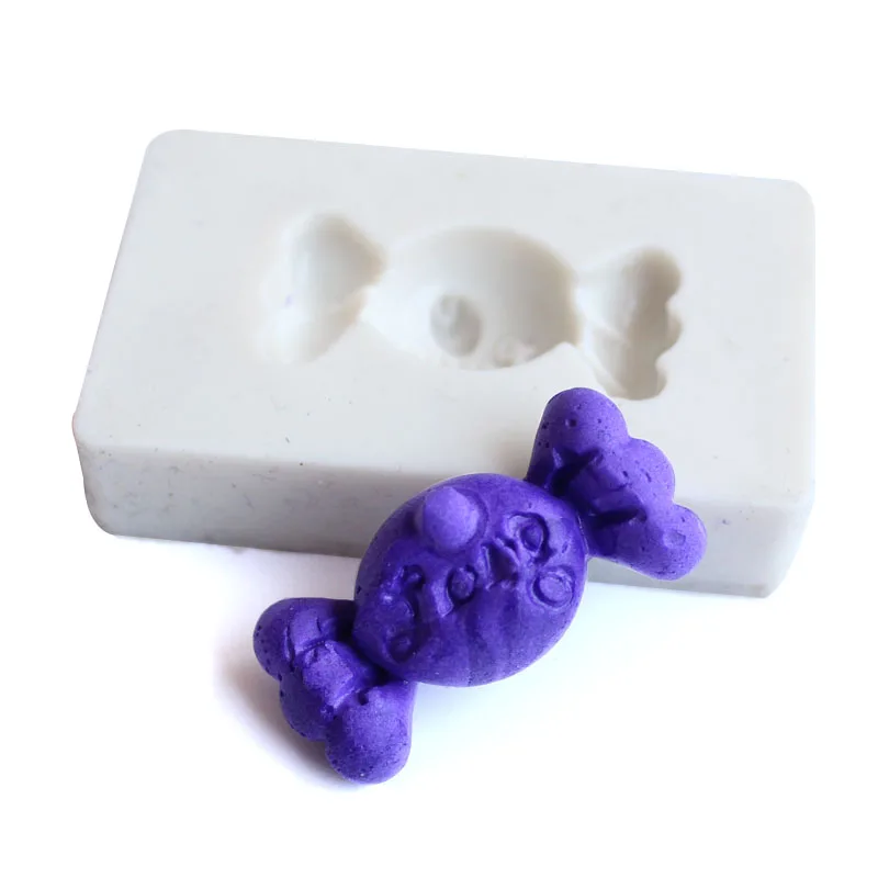 Candy Shape Silicone Mold DIY Fondant Chocolate Fudge Mold Soap Candle Clay Modelling Cake Ornament Cookie Making Mold