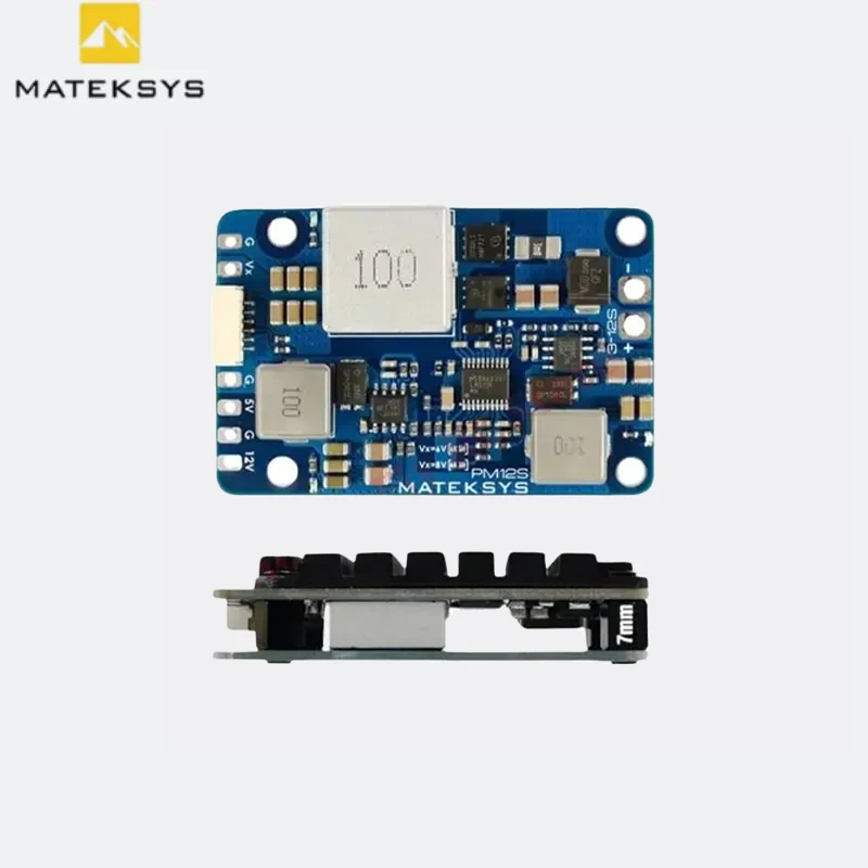 MatekSYS PM12S 3 Power Module 3 12S LiPo Input 5V 9V Dual BEC Heatsink for Multirotor Fixed Wing Cinewhoop FPV Drone
