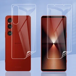 For Sony Xperia1 Xperia 1 10 VII VI Mark 6 Clear TPU / Matte Anti-Fingerprints Hydrogel Full Cover Soft Screen Protector Film