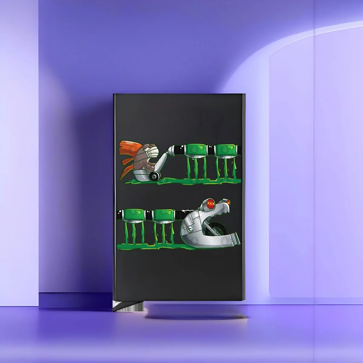 

Eel Splatoon 3 2026, новый стильный модный футляр для карт с принтом, различные варианты цвета, простой в использовании, компактный для ежедневных потребностей