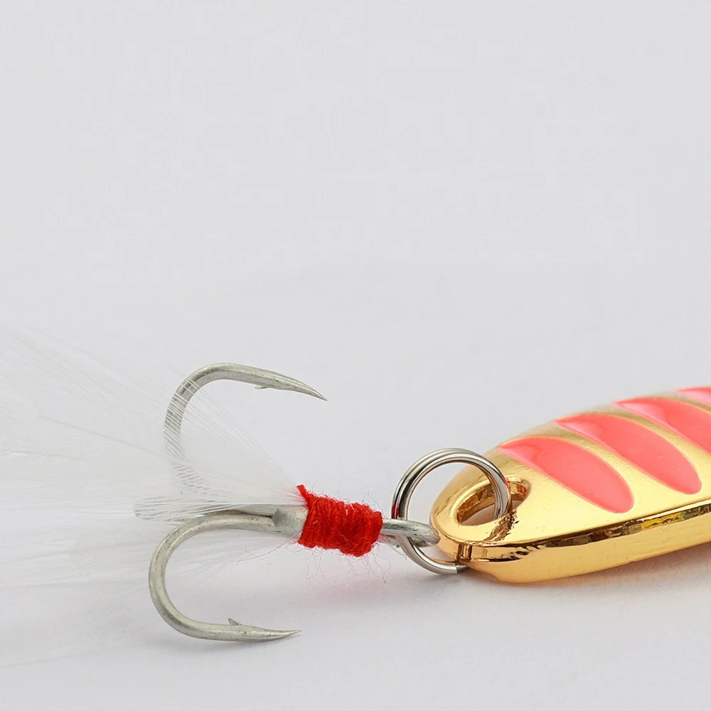 Fishing Lure Spoon 5g 7g 10g 15g 20g Gold/Silver fishing bait Spoon Hard Lures Metal Lure