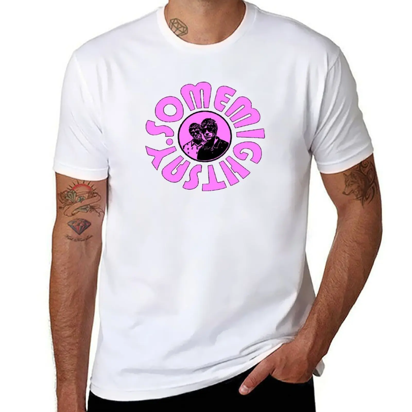 

Some Might Say Pink T-Shirt cotton t shirts man 100% t shirts cotton 100% T-Shirt