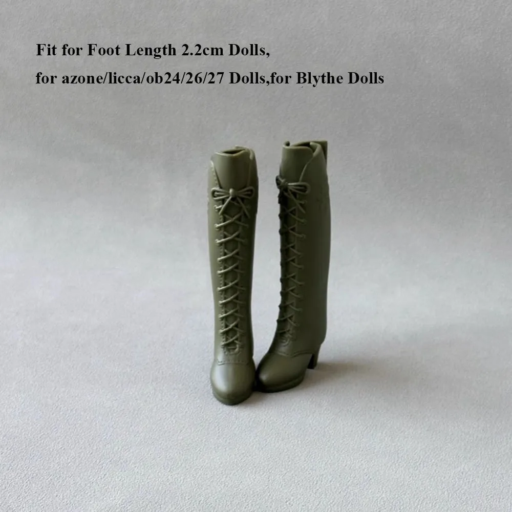 

Fashion Shoes Multistyles DIY Accessories Long Knees Boots Plastic Dolls High Heels Shoes for azone/licca/ob24/26/27 Dolls