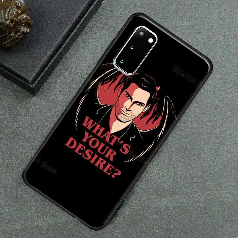 American TV Lucifer Case For Samsung Galaxy S20 FE S22 S21 Ultra S8 S9 S10 Note 10 Plus S10e Note 20 Ultra