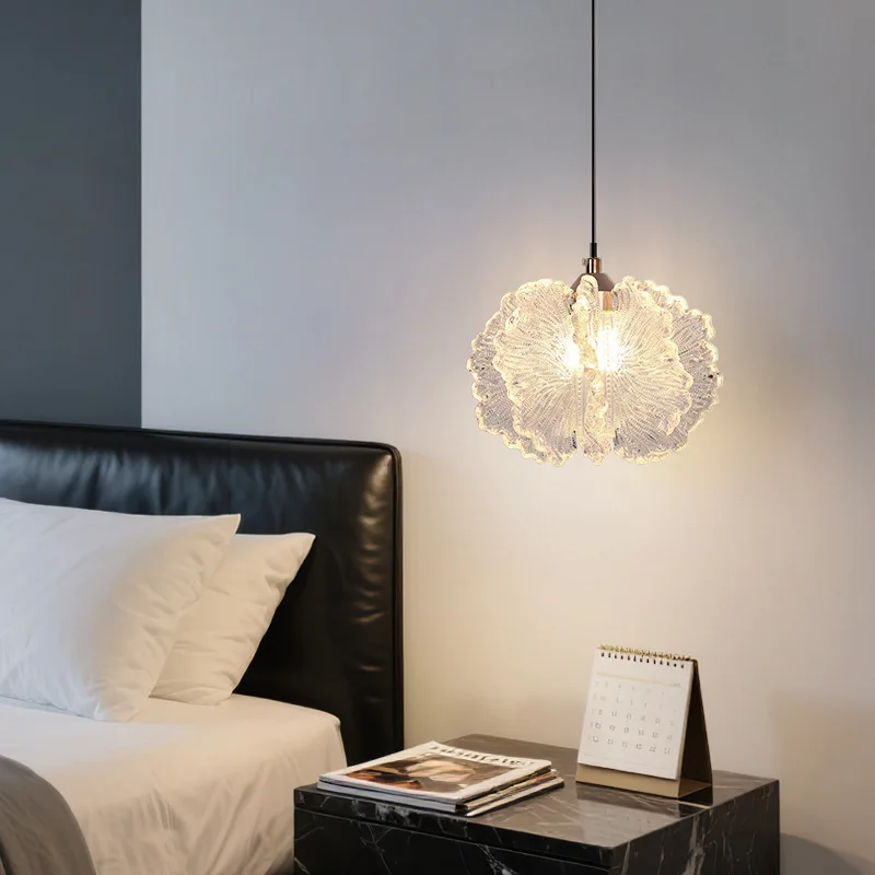 

Led Lustre Chandelier Lamp Pendant Lights Luminaria Lampara Colgante Techo Style Modern Simple For Bedroom Room Bedside Acrylic