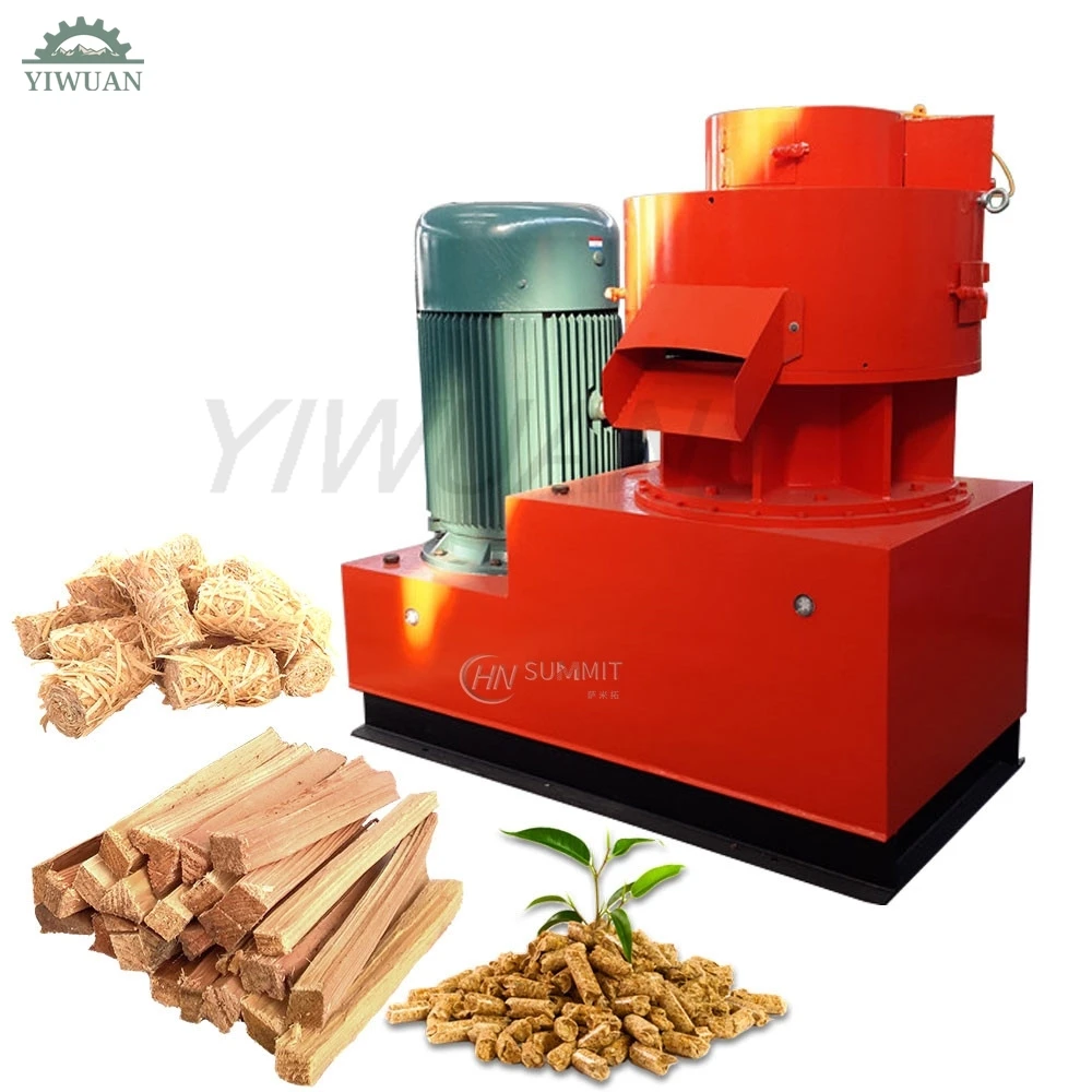 

High Power 0.8T-4T/H Vertical Ring Die Wood Pellet Mill Granule holzpellet machine Biomass Sawdust Fuel Pellet Machine