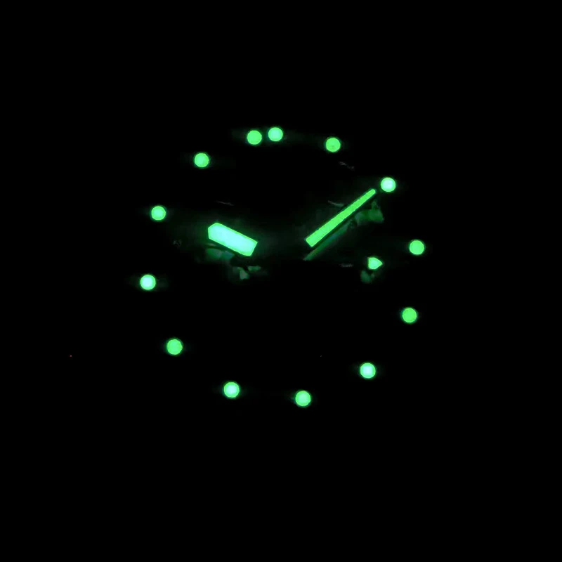 Men‘s Dive Watch Green With NH70 Automatic Movement Sapphire Glass 200m Water Resistance C3 Luminous Stainless Steel Gift