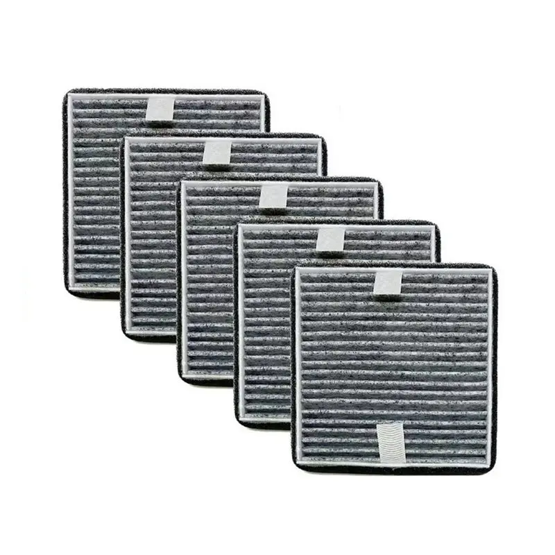 Filtros de carbón de repuesto ABUD (5 piezas) para purificador de aire Febreze FHT150W FRF10 - Tipo carbón activado