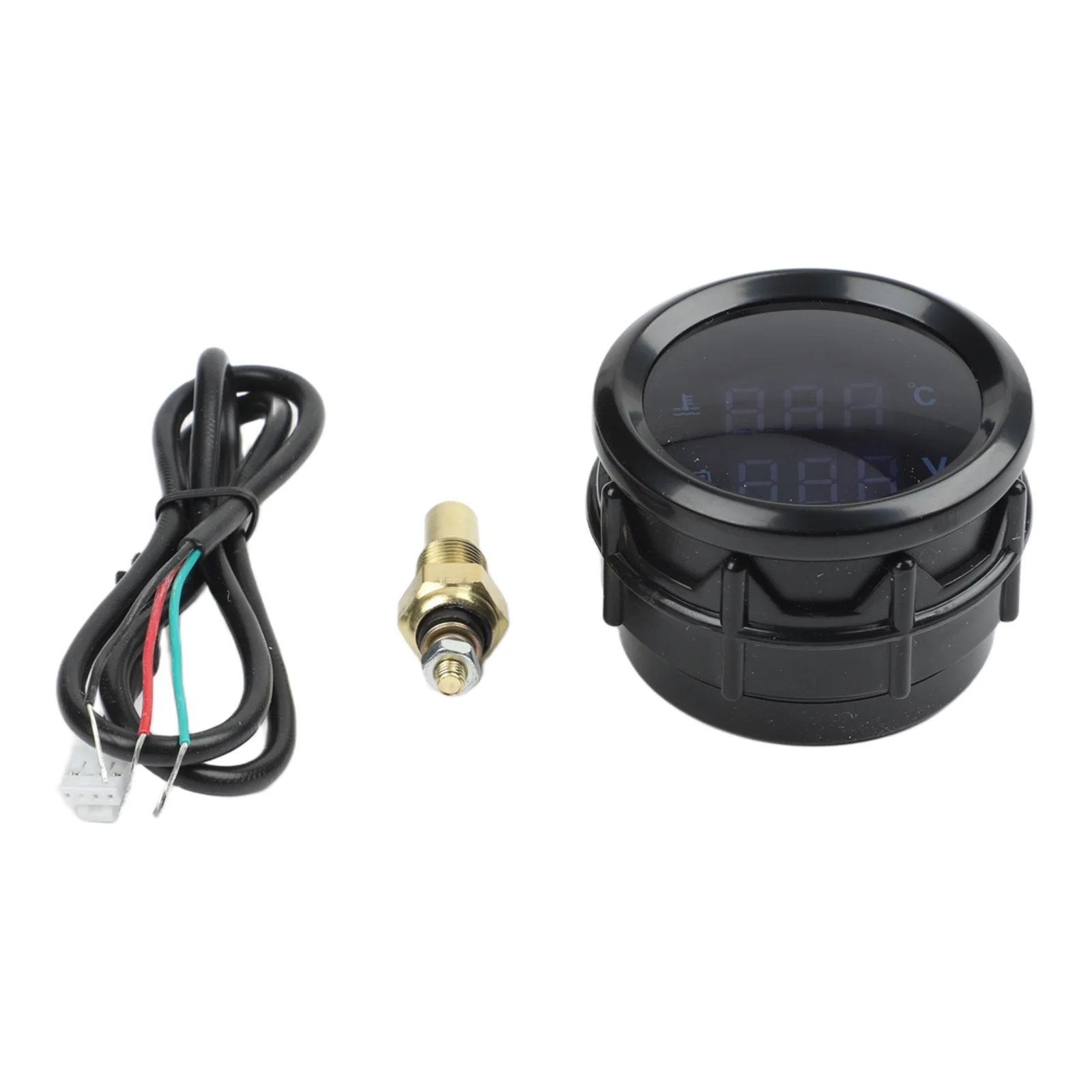 

2-In-1 Water Temperature Voltage Gauge Volt Gauge 12V/24V 2-inch (52mm) Digital Display Car Truck Auto Gauge Meter