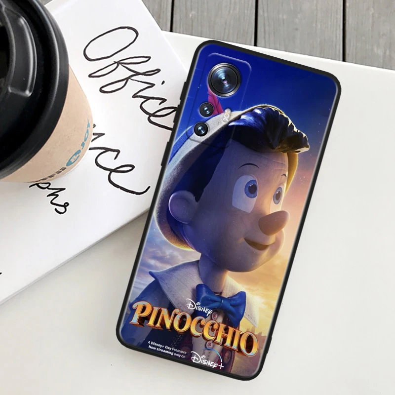 Disney Pinocchio Cute For Xiaomi Mi 10T 10S 9T 9 SE 8 A3 A2 A1 6X 5X CC9E Note 10 Lite Pro Mix 3 Black Soft Phone Case