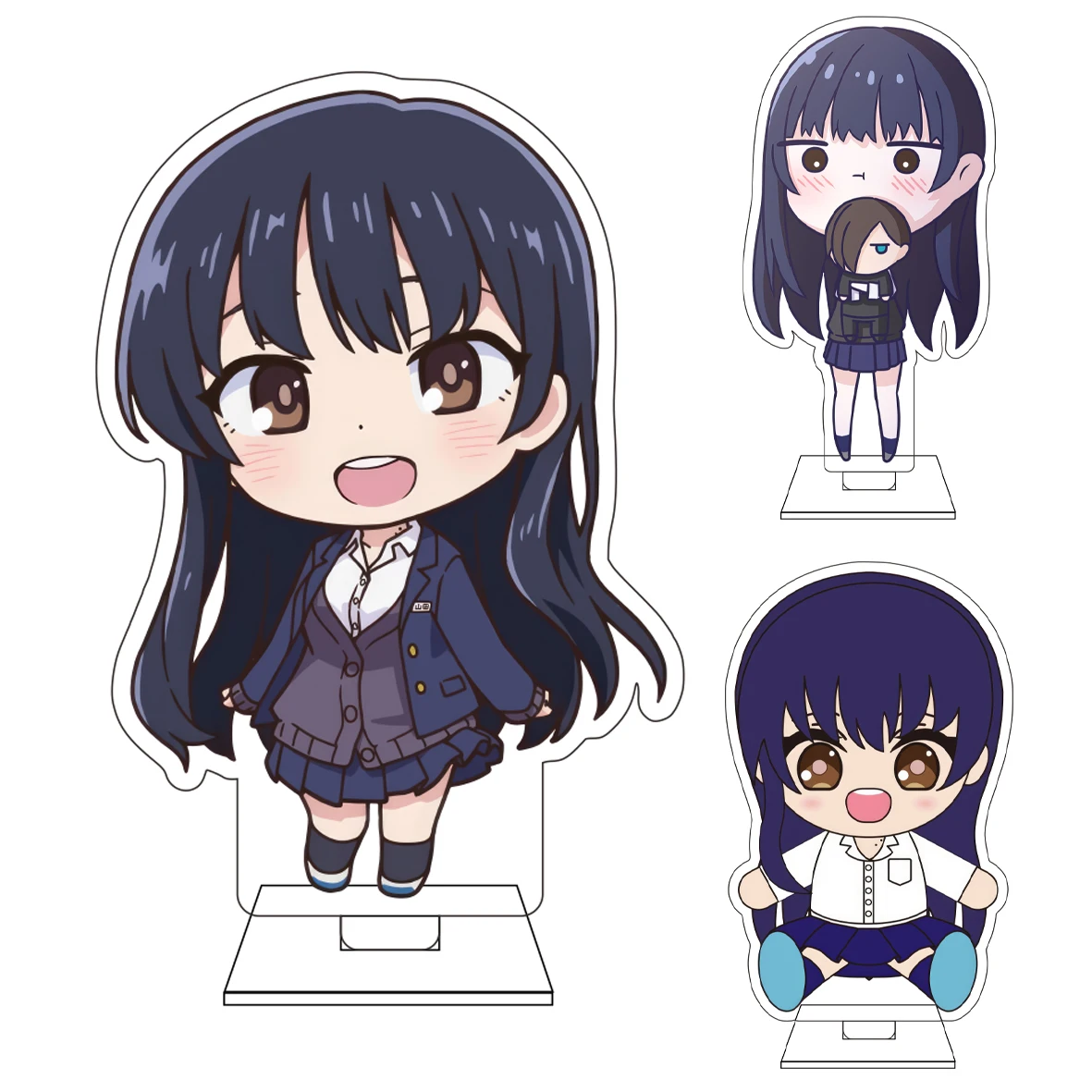 

10CM Anime ‌The Dangers in My Heart Cosplay Cute Acrylic Figure Stand Plate Anna Yamada ‌‌Kyotaro Ichikawa Ornaments Gifts