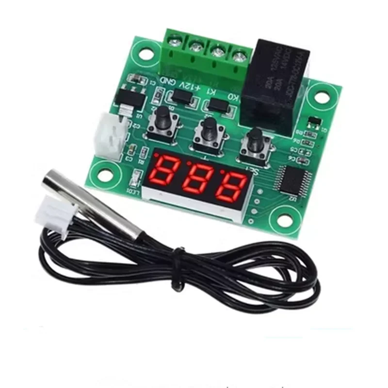 W1209 Blue / Red Light DC 12V Heat Cool Temp Thermostat Temperature Control Switch Temperature Controller Thermometer Thermo