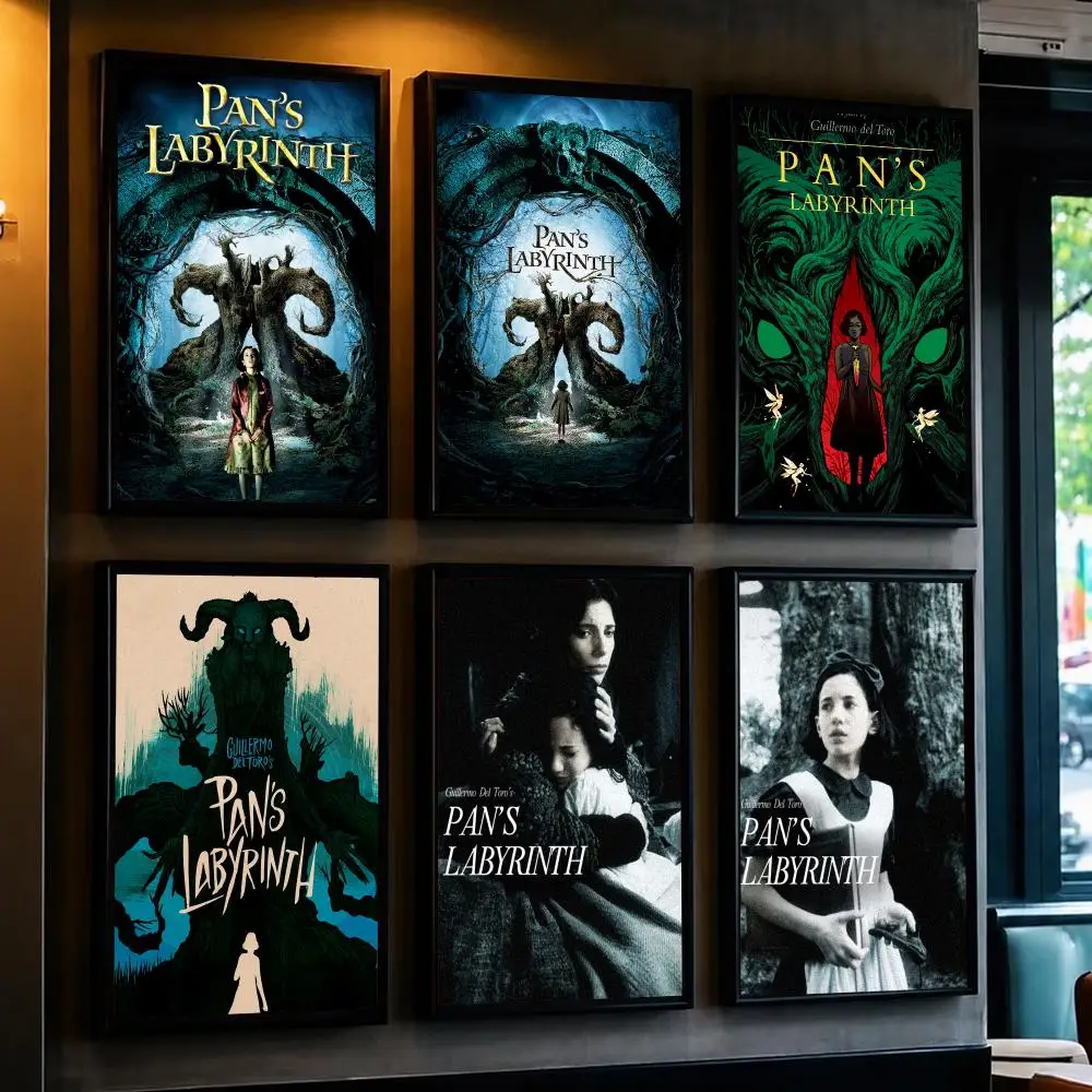 classic movie P-Pans Labyrinth-H Poster Removable Wall Sticker for Home Cafe Bar Office Interior Decor