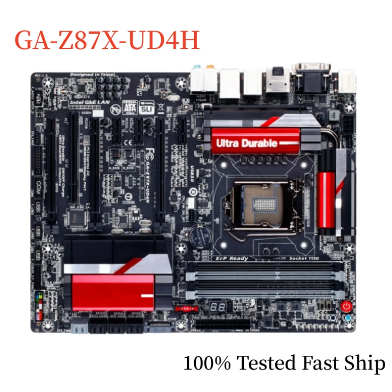 

For Gigabyte GA-Z87X-UD4H Motherboard Z87 32GB LGA 1150 DDR3 ATX Mainboard 100% Tested Fast Ship