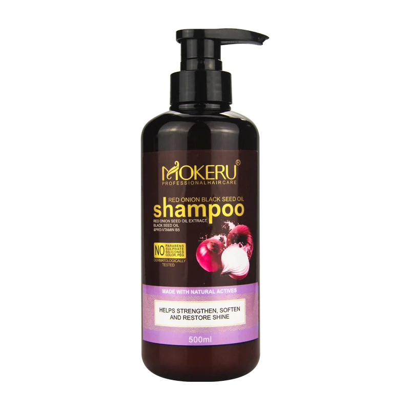 Mokeru Red Onion Shampoo Scalp cleansing shampoo Deep cleansing shampoo Oil control shampoo for Man & Women 500ml