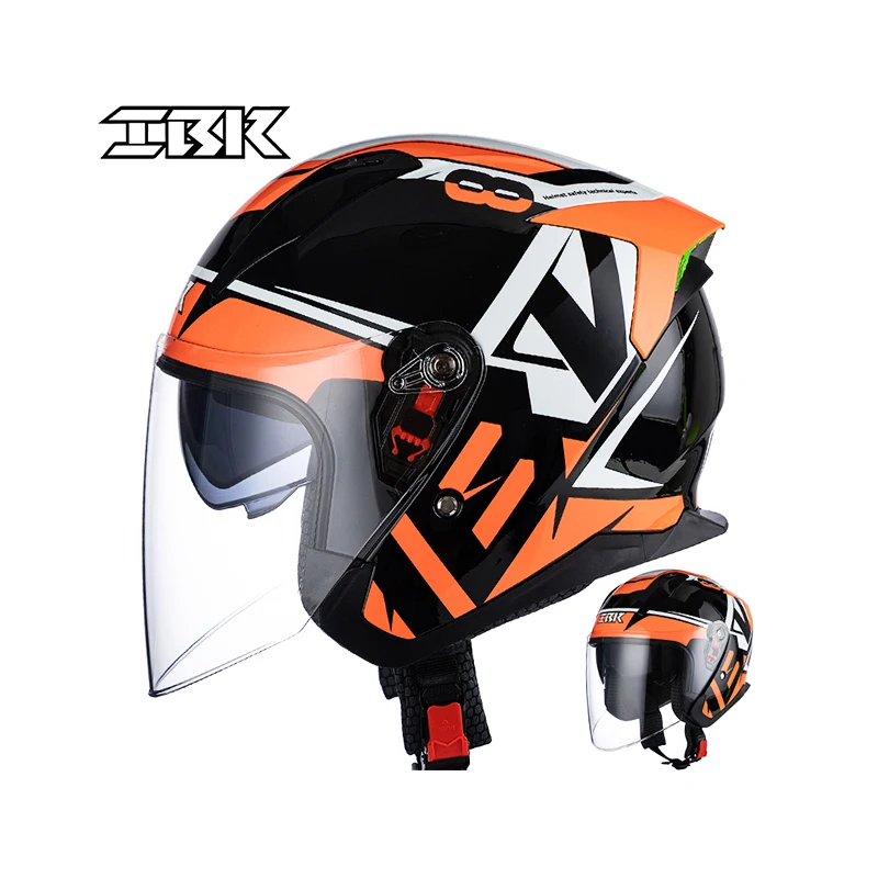 

Ретро мотоциклетный шлем с двойным солнцезащитным козырьком мотоциклетный круизный шлем ABS защитный шлем от столкновений