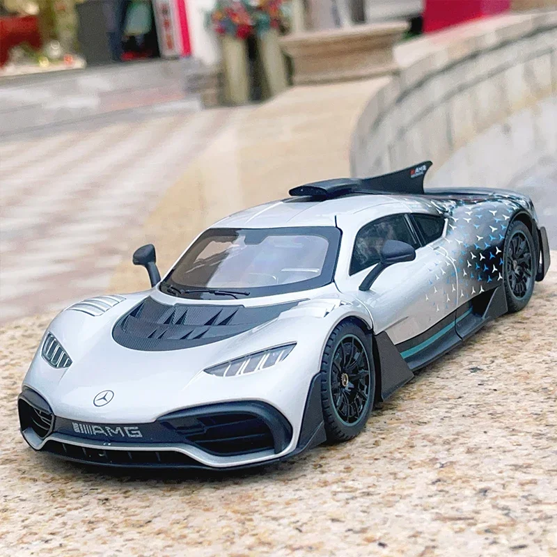1:18 amg um carro de liga diecasts veículos de brinquedo metal modelo de carro de brinquedo som e luz coleção crianças brinquedo diecast 1/18