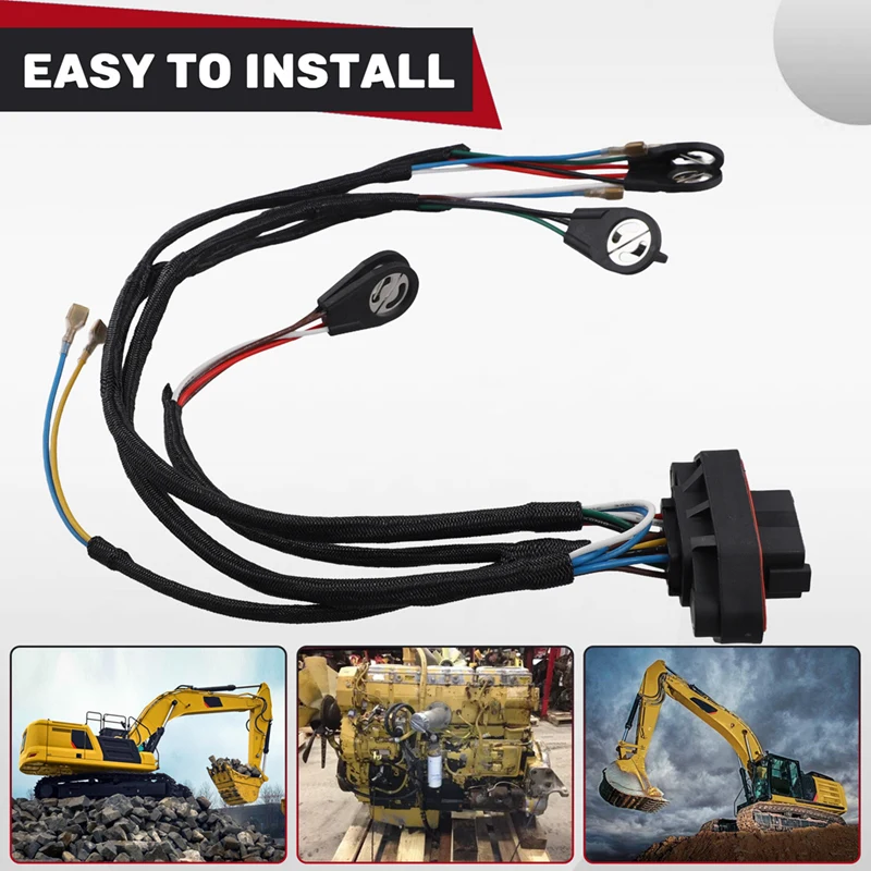 Excavator Engine Fuel Injector Harness Wiring 122-1486/425-6526 For ISUNO 980G 988G Caterpillar 3406E 3456 385B C15 C16