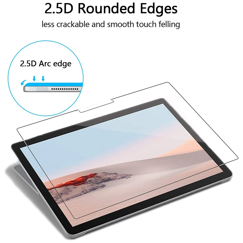 Microsoft Surface GO 3 2 1 Go3 2021 Go2 2018 2020 Surface GO 10 인치 태블릿 보호 필름 용 강화 유리 화면 보호기