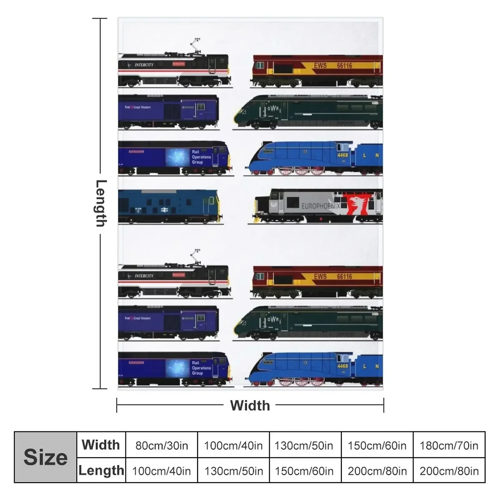 legendary british locomotives Throw Blanket couch cozy soft plush fuzzy picnic outdoor blanket