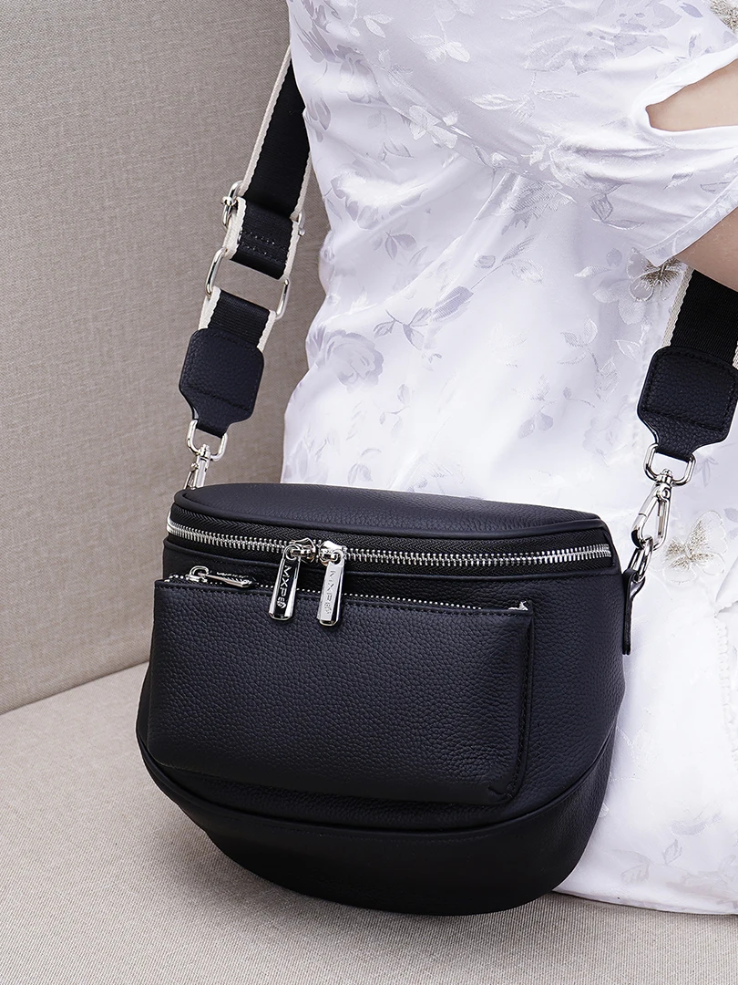 soft-leather-crossbody-saddle-bag-women's-faionable-versatile-oulder-bag-korean-sle-new-2025-casual-pure-color-zipper-c