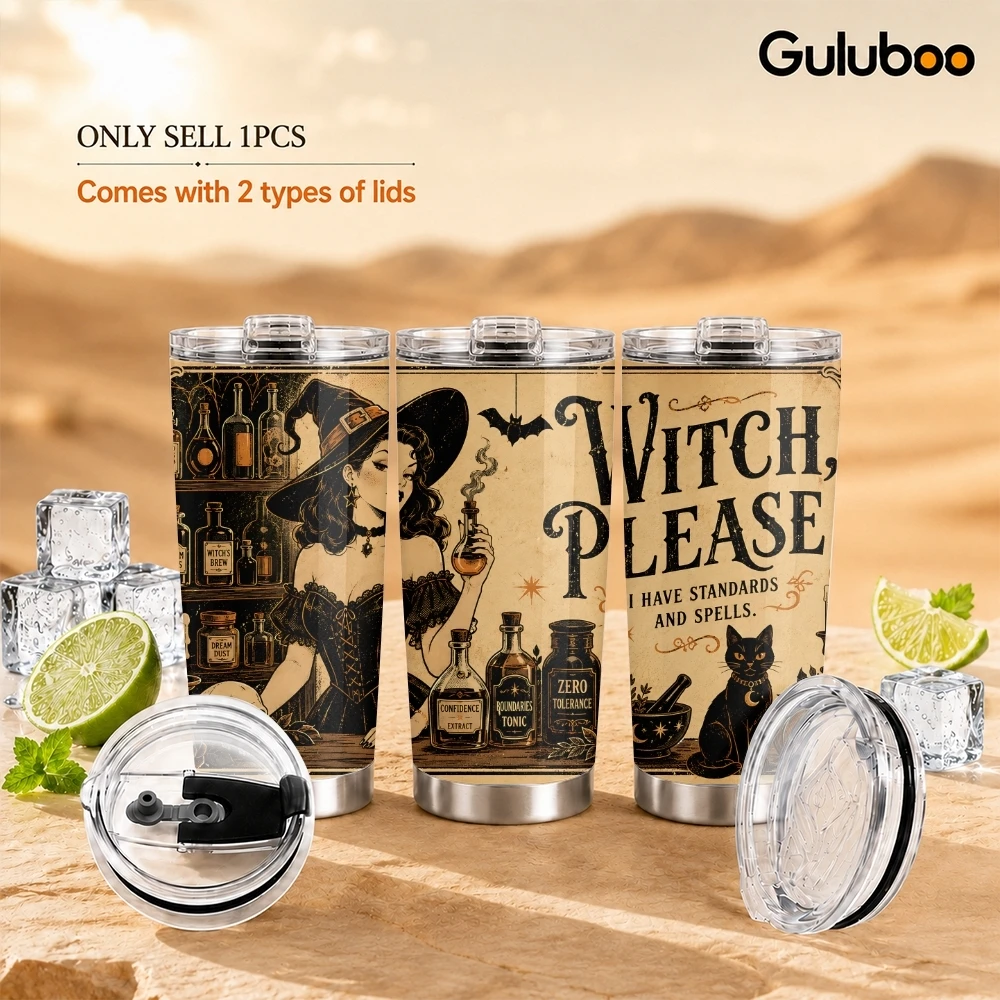 Spooky Boo-jee Vacuum Flasks 20oz Stainless Steel Vacuum Insulated Leakproof Coffee Daily Commute Gift