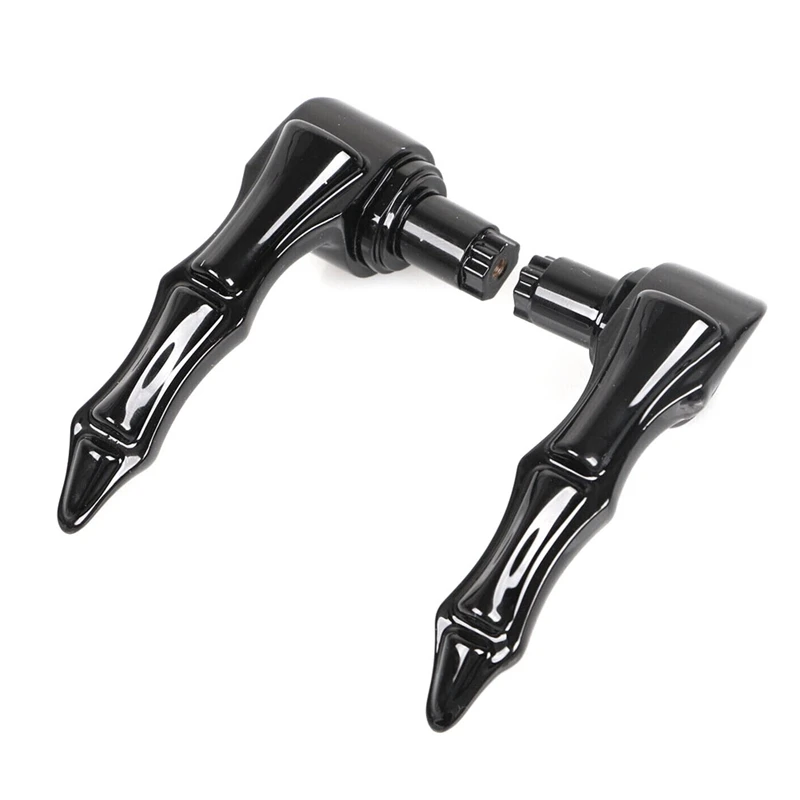 Saddlebag Skull Fingers Latch Handles Lever Lid Lifter For  Touring 2014Up