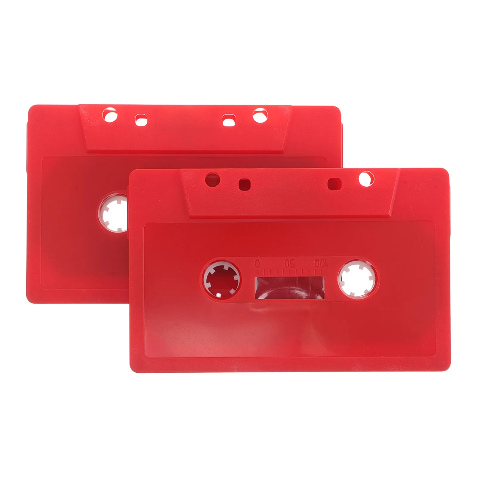 

2 Pcs Retro Tape Cassette Decoration Blank Ornament Decorations Popularity Tapes
