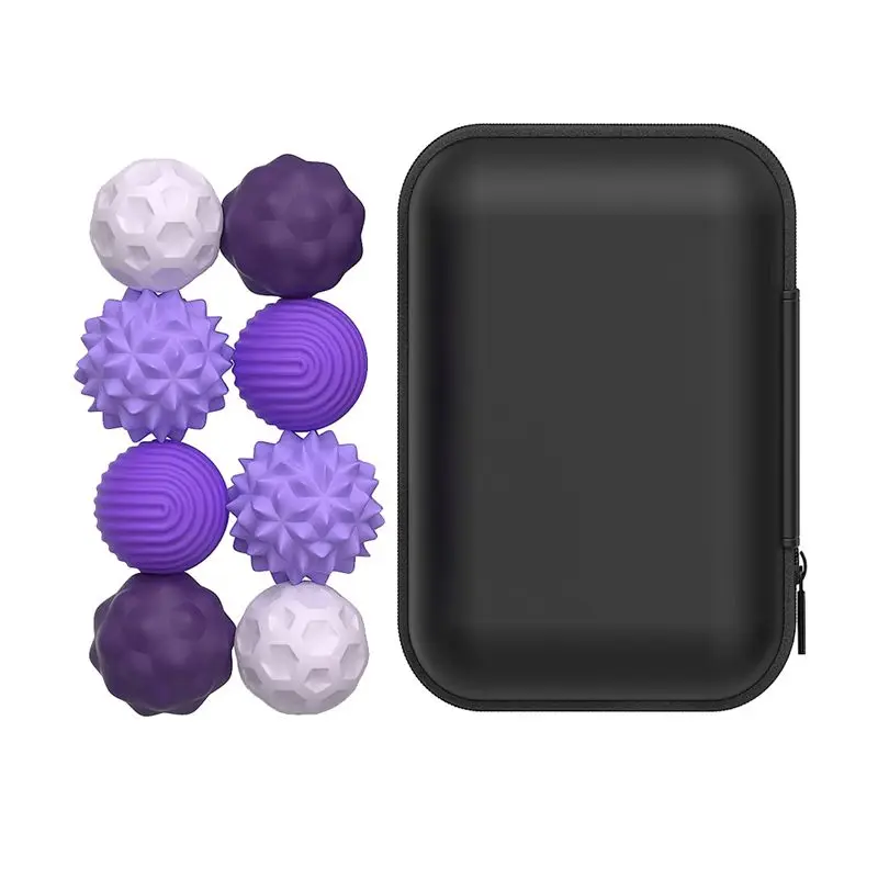 

A69X-Set Of 8 Magnetic Sensory Balls, Calming Fidget For Stress And Anxiety Relief For Kids And Adults