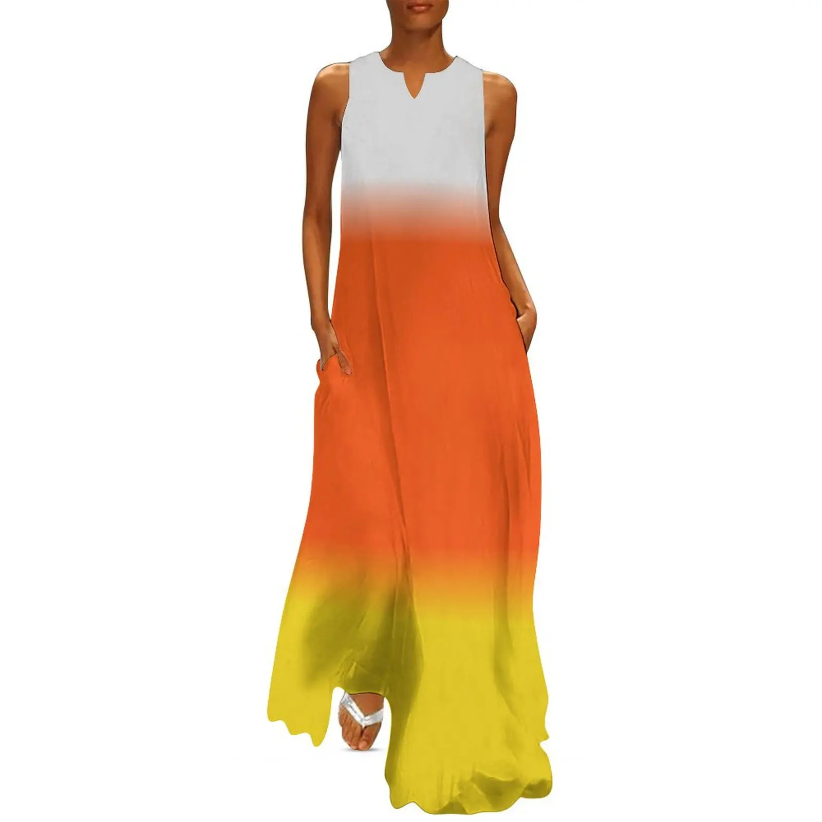 

CANDY CORN Colors Ombre Long Dress evening dresses ladies purple dress Elegant gown Dress