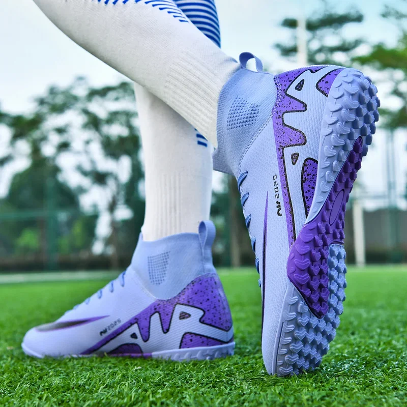

Men's Football Boots Professional Soccer Shoes Artificial Grass Soccer Cleats Outdoor Training Boot Sports Football Sneaker 2024