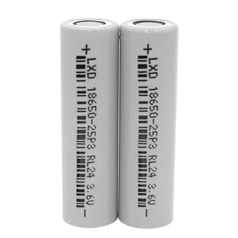 18650 Rechargeable Batteries 3.7V Lithium Li Ion 18650 Real Capacity 2500mAh 18650 Battery For Flashlight