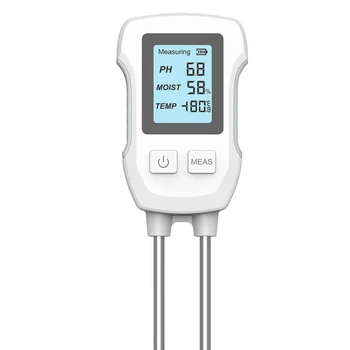 Humidity/Temperature/PH 3-in-1 Soil Tester LCD Display Soil Detector Moisture Meter for Gardening, Potted Plants